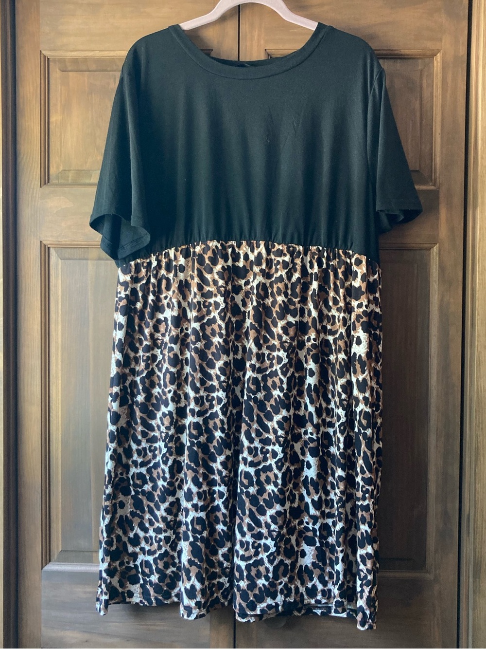 Shein Curve Casual & Soft Animal Print Dress 4XL